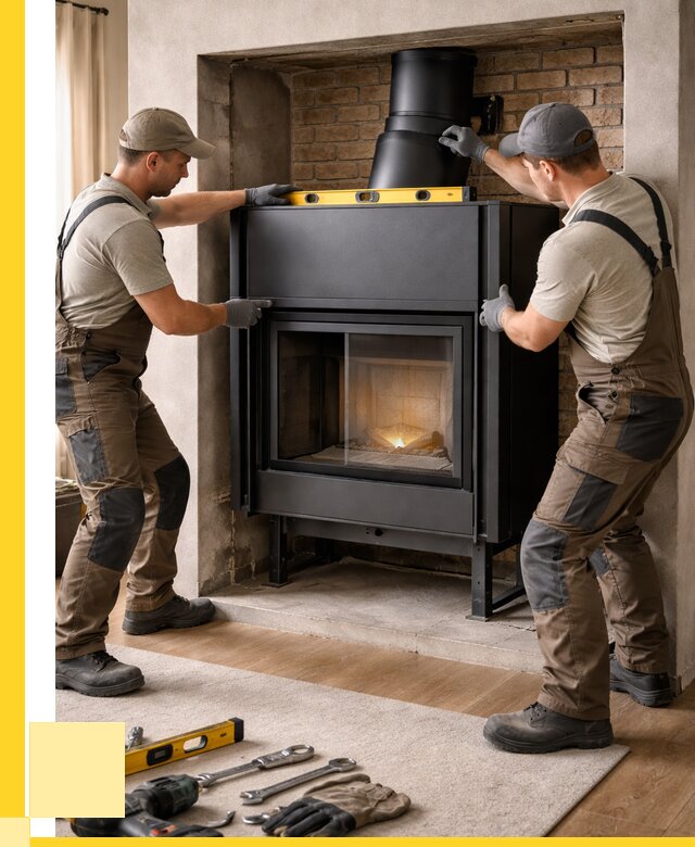 Установка каминных топок в Азове под ключ от 18484 р. | ЭриданАзв