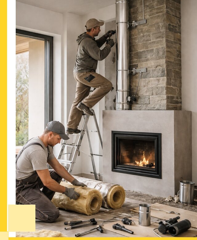 Монтаж дымоходов для каминов в Азове от 15404 р. ЭриданАзв