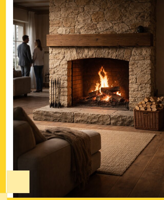 Открытые камины под ключ в Азове от 154035 р. ЭриданАзв