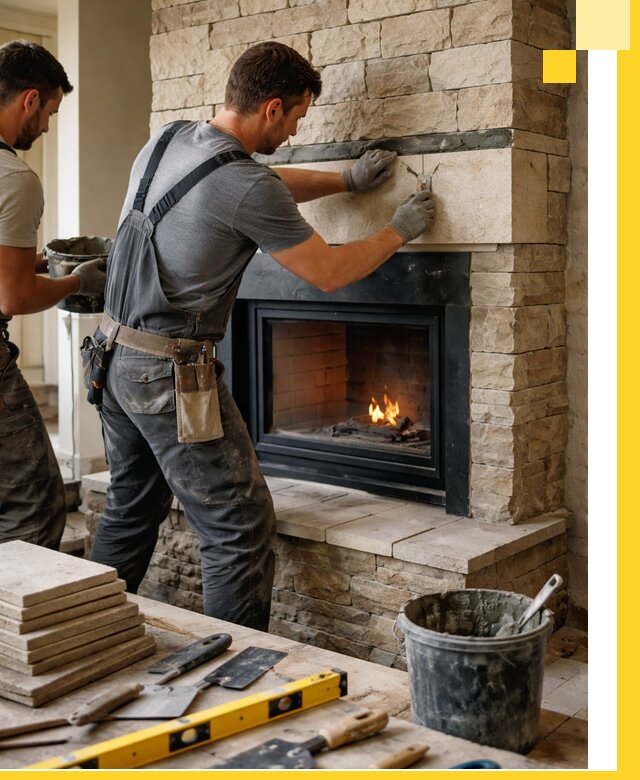 Проектирование и установка открытых каминов в Азове