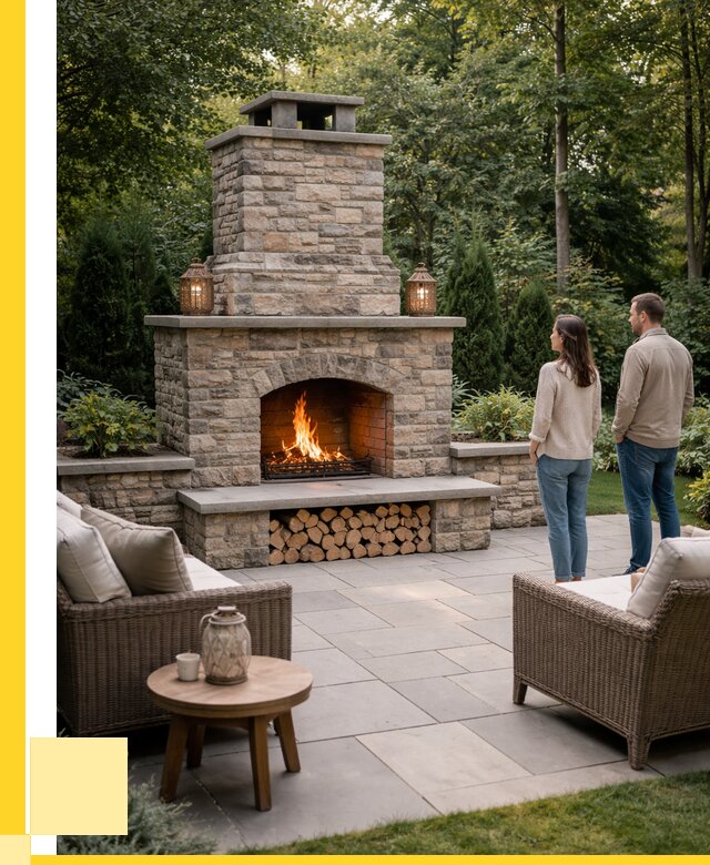 Уличные камины из кирпича в Азове от 154035 р. | ЭриданАзв