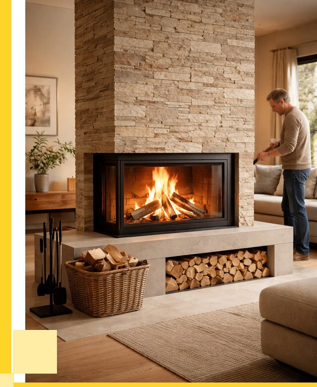 Дровяной камин под ключ в Азове от 205380 р. | ЭриданАзв