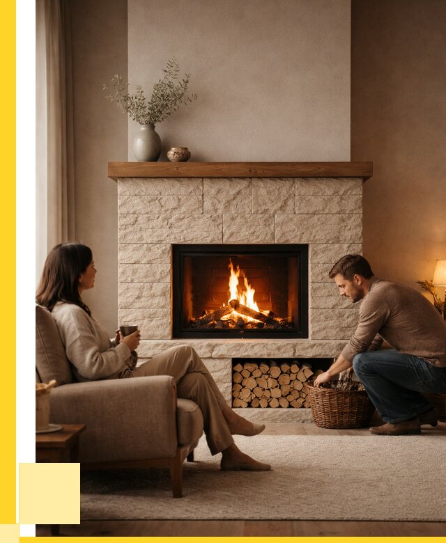 Камины для дома в Азове под ключ от 154035 р. | ЭриданАзв