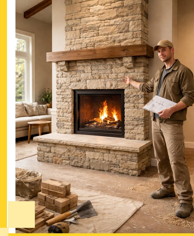 Камины под ключ в Азове от 184842 р. | ЭриданАзв — установка