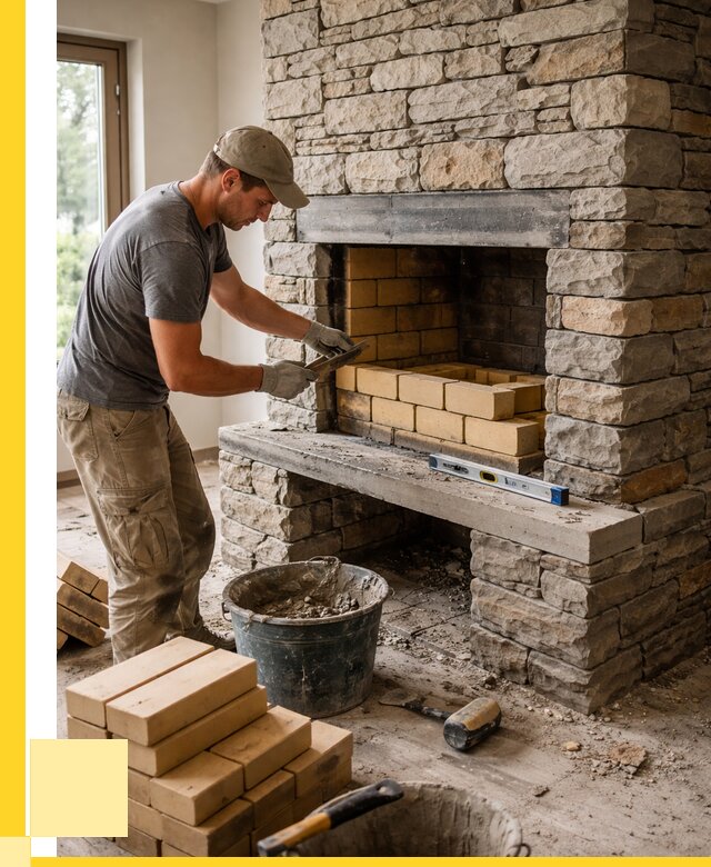 Кладка каминов и камина в Азове от 25673 р. ЭриданАзв