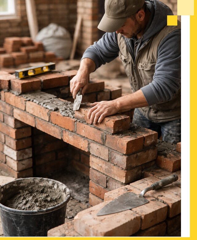 Кладка каминов под ключ в Азове профессиональная отделка и монтаж