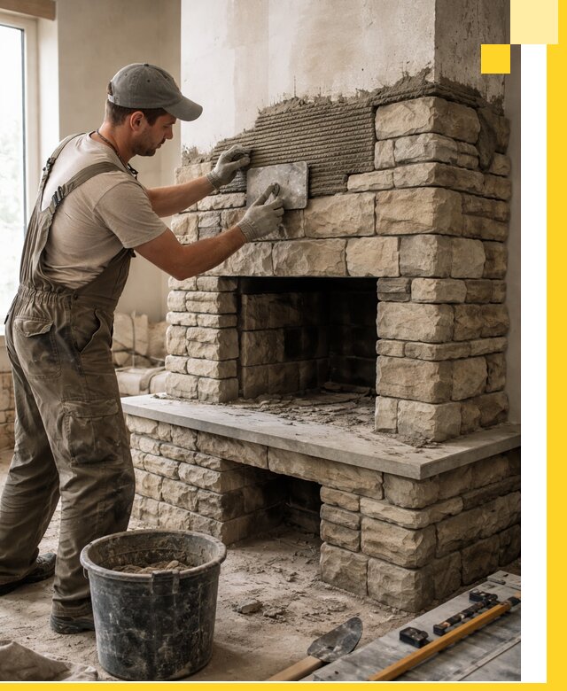 Строительство каминов под ключ в Азове от проектирования до монтажа