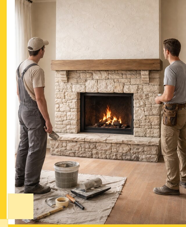 Отделка каминов в Азове от 6675 р. под ключ | ЭриданАзв