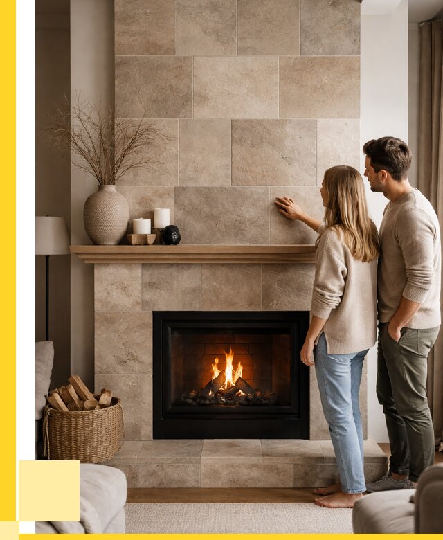 Облицовка каминов керамогранитом в Азове от 4621 р. | ЭриданАзв