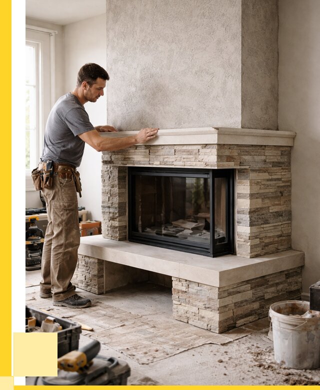 Изготовление каминов под ключ в Азове от 154035 р. | ЭриданАзв