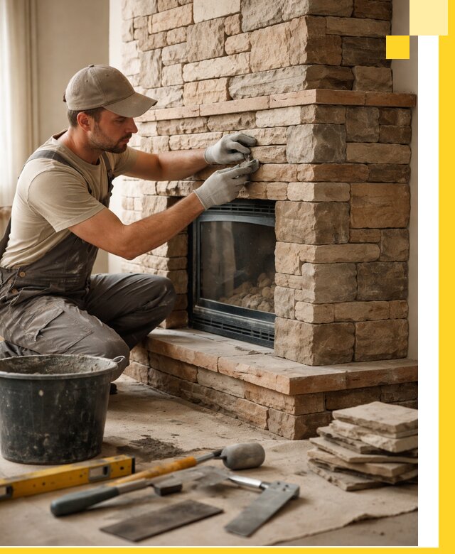 Проектирование и установка печей-каминов под ключ в Азове