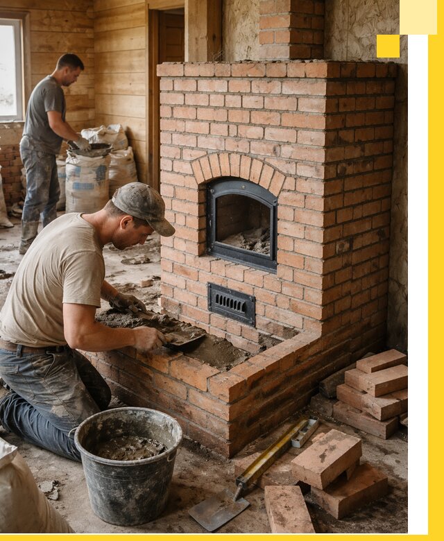 Профессиональное строительство печей в Азове под ключ