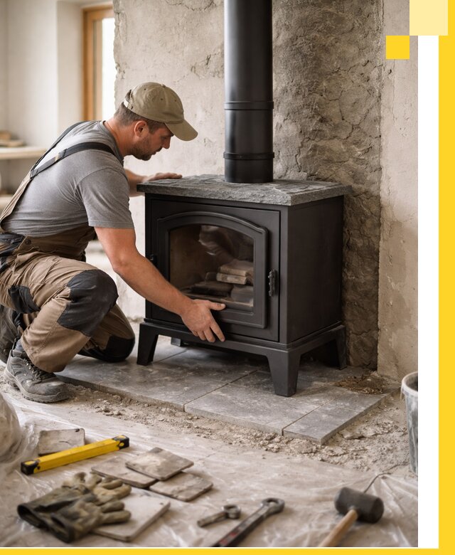 Профессиональный монтаж печей и каминов в Азове под ключ