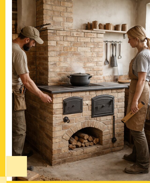 Варочно отопительные печи в Азове от 92421 р. | ЭриданАзв