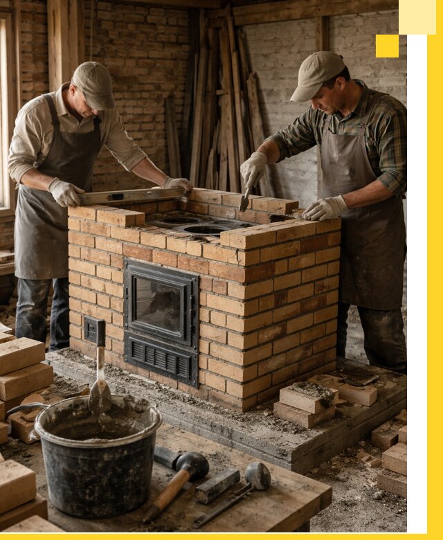 Изготовление и установка варочных печей под ключ в Азове