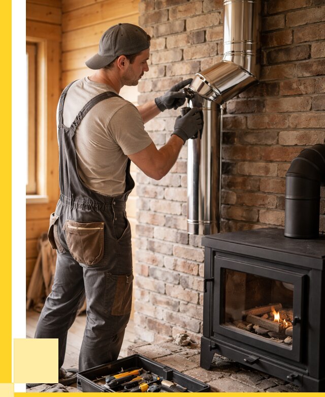 Монтаж дымоходов для печей в Азове от 7702 р. | ЭриданАзв