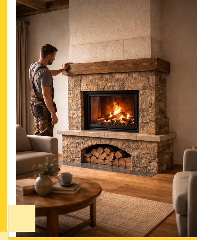 Печи камины для дома под ключ в Азове от 56480 р. | ЭриданАзв