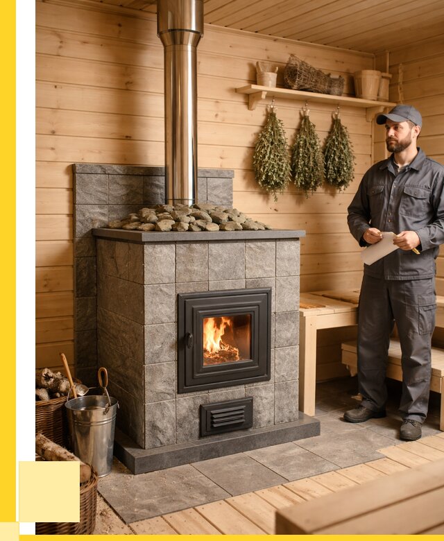 Печи для бани под ключ в Азове от 123228 р. | ЭриданАзв