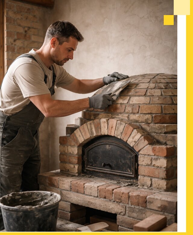 Изготовление и монтаж помпейских печей на заказ в Азове