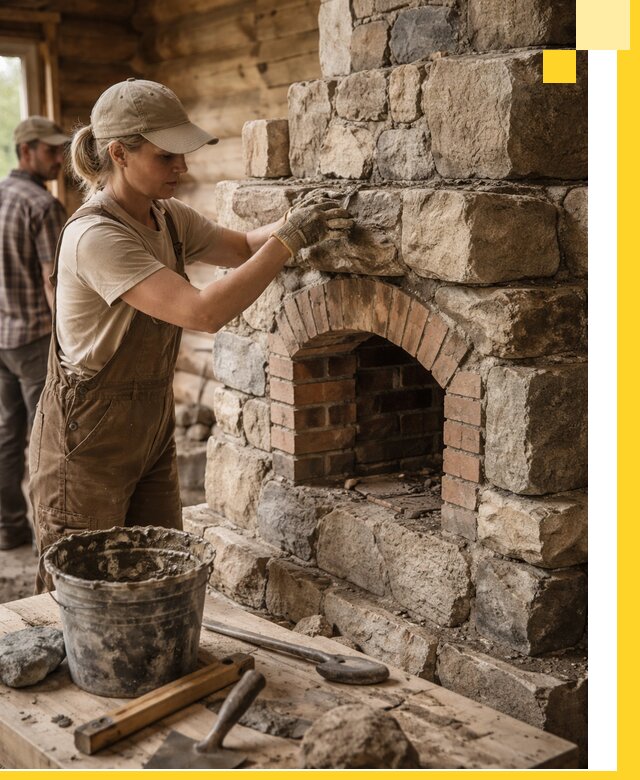 Каменные печи на заказ и монтаж в Азове, долговечные решения