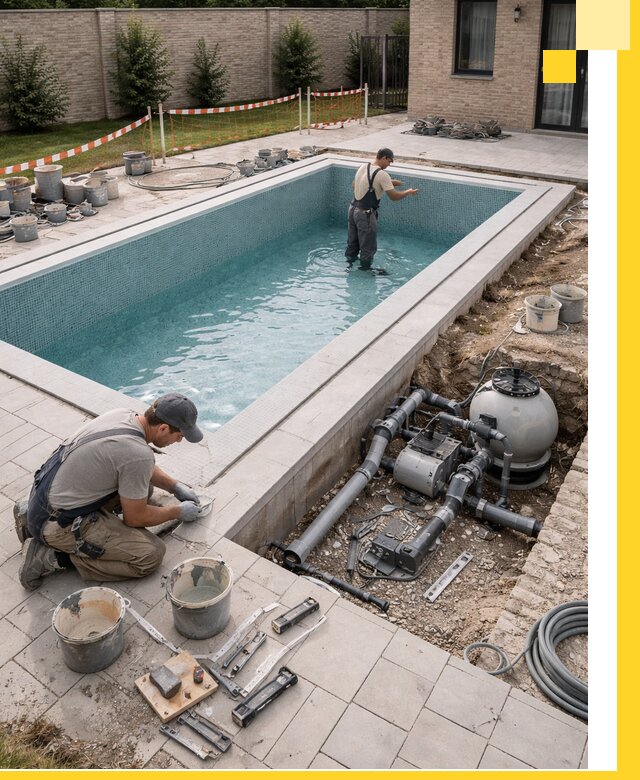 Строительство бассейнов под ключ в Азове: проекты и монтаж