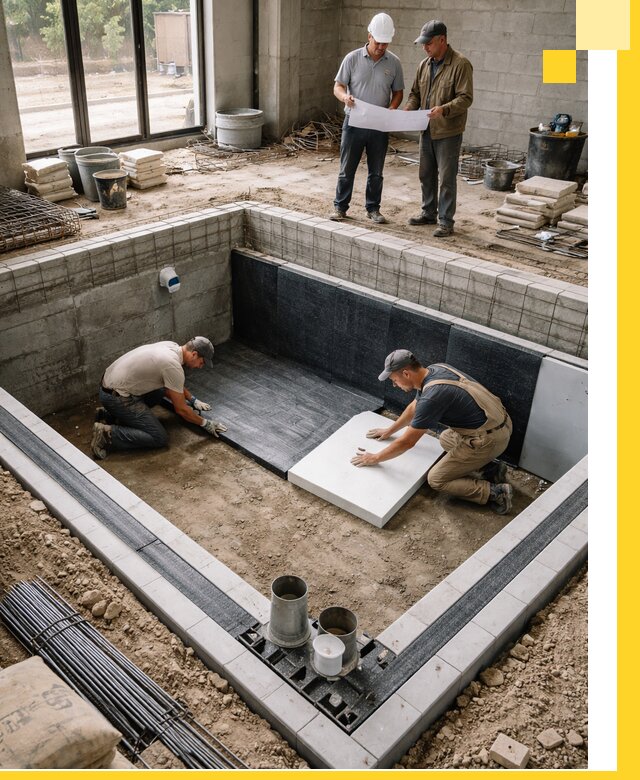 Проекты частных и общественных бассейнов под ключ в Азове