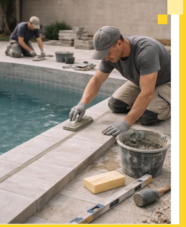 Отделка бассейнов в Азове: декоративная отделка и гидроизоляция