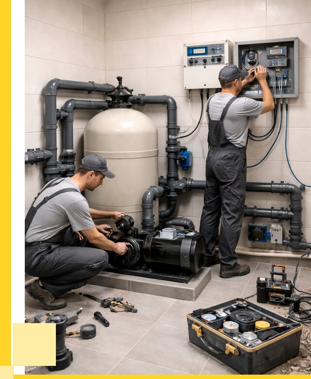 Монтаж оборудования для бассейнов в Азове от 41076 р. | ЭриданАзв