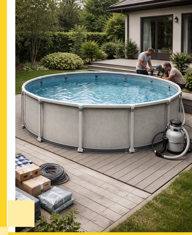 Купить каркасные бассейны в Азове от 46211 р. | ЭриданАзв