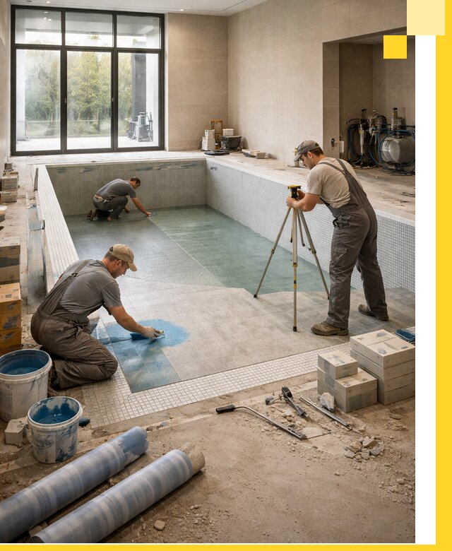 Проект и строительство закрытых бассейнов в Азове под ключ