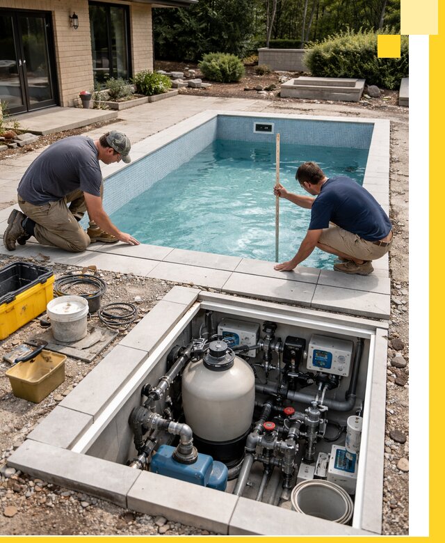 Строительство качественных домашних бассейнов под ключ в Азове