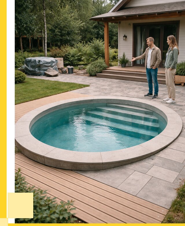 Бассейн на даче под ключ в Азове от 205380 р., ЭриданАзв