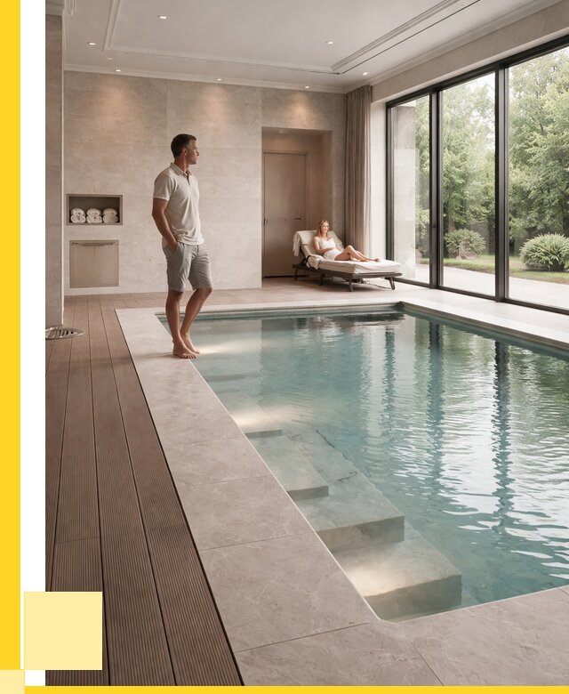 Бассейны в коттедже под ключ в Азове от 1232280 р. | ЭриданАзв