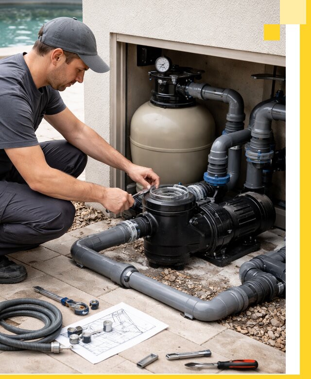 Поставка, монтаж и сервис насосов для бассейнов в Азове