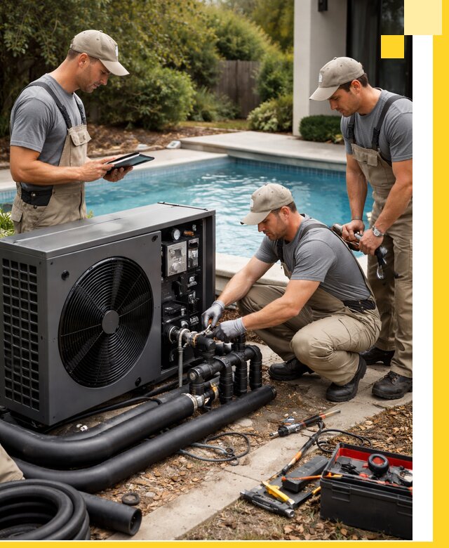 Проектирование и установка тепловых насосов для бассейнов в Азове