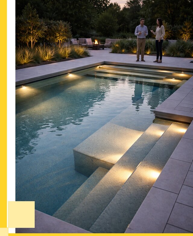 Освещение бассейнов в Азове под ключ от 25673 р. | ЭриданАзв