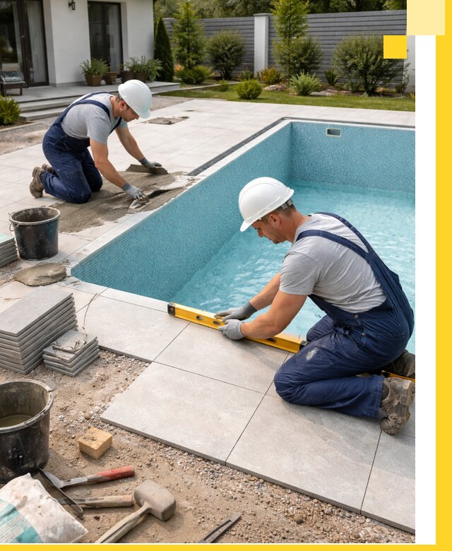 Строительство и монтаж плавательных бассейнов под ключ в Азове