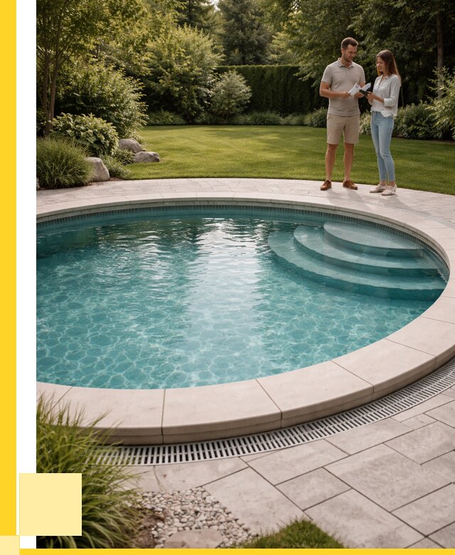 Круглые каркасные бассейны купить в Азове от 256725 р. | ЭриданАзв