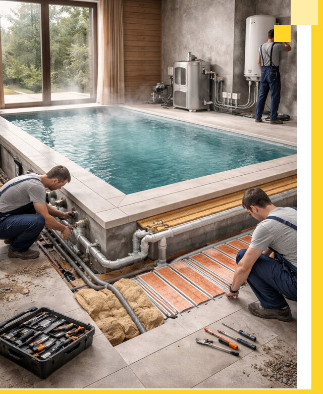 Проектирование и строительство тёплых бассейнов в Азове