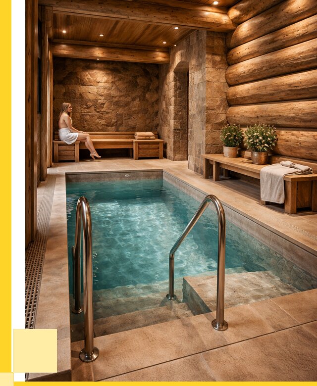 Аренда бани с бассейном в Азове от 1540350 р. | ЭриданАзв