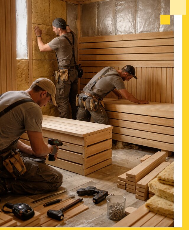 Профессиональное строительство саун под ключ в Азове