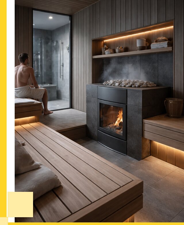 Проект сауны в частном доме в Азове от 35942 р. | ЭриданАзв