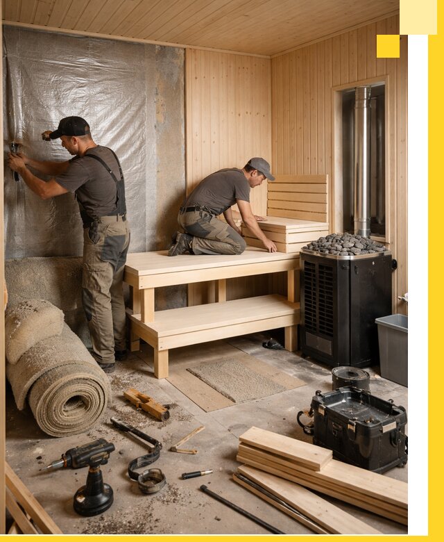 Проекты саун под ключ в Азове дизайн и строительство