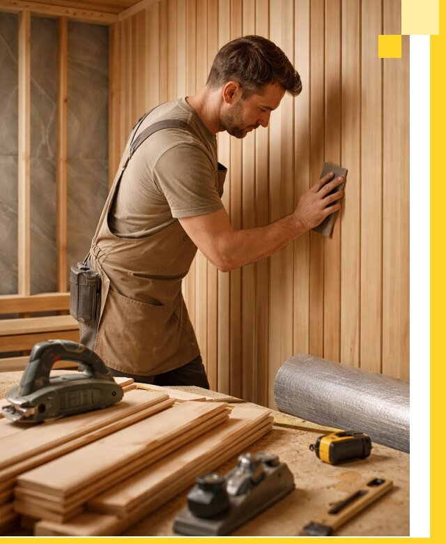 Профессиональная отделка саун и парных под ключ в Азове