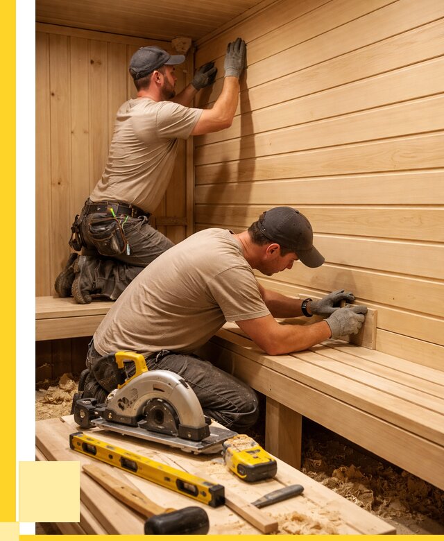 Обшивка саун вагонкой в Азове от 2567 р. | ЭриданАзв