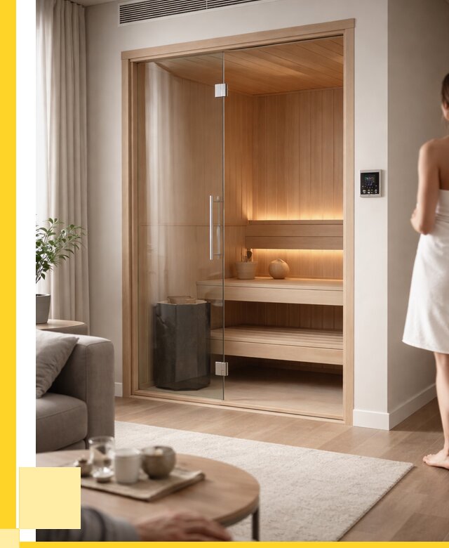 Сауна в квартире под ключ в Азове от 123228 р. ЭриданАзв