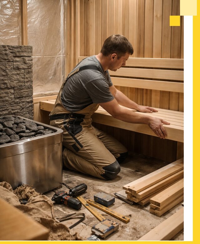 Сауны для дома под ключ с проектированием и монтажом в Азове