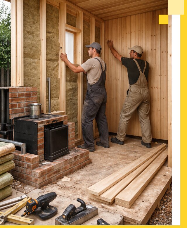 Строительство и установка дачных саун под ключ в Азове