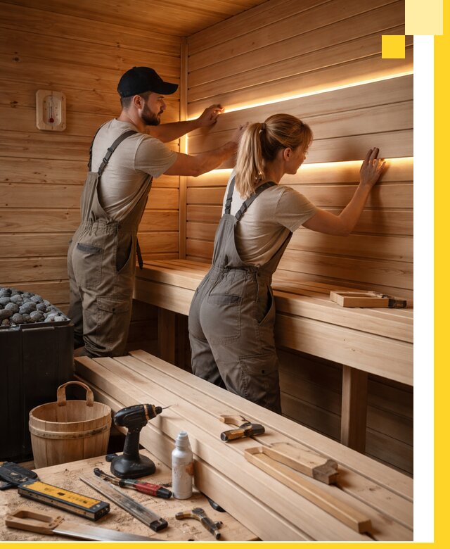 Дизайн саун и бань под ключ с индивидуальным проектом в Азове