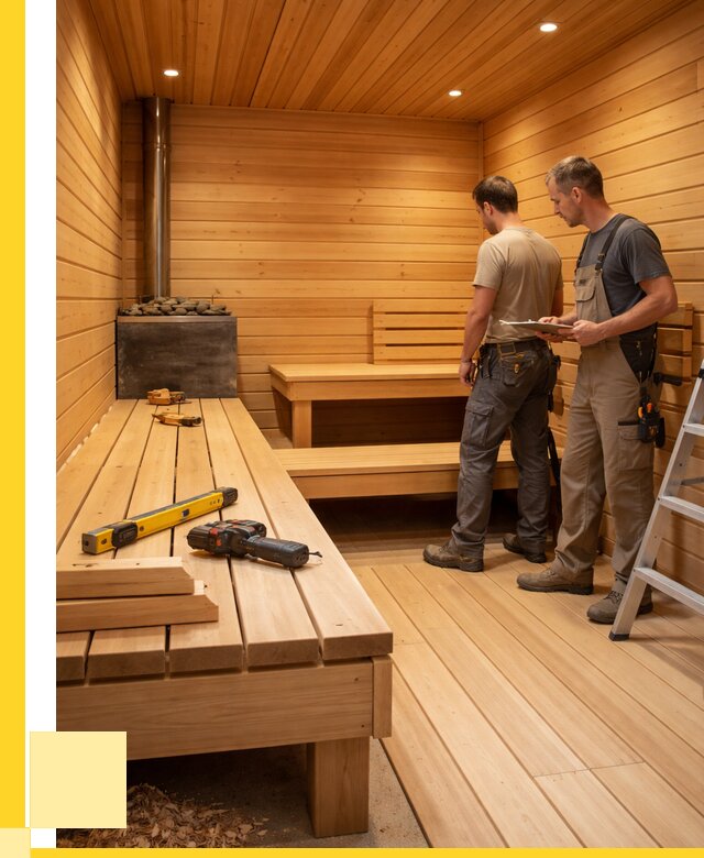 Отделка бань и саун в Азове по цене от 4621 р. | ЭриданАзв